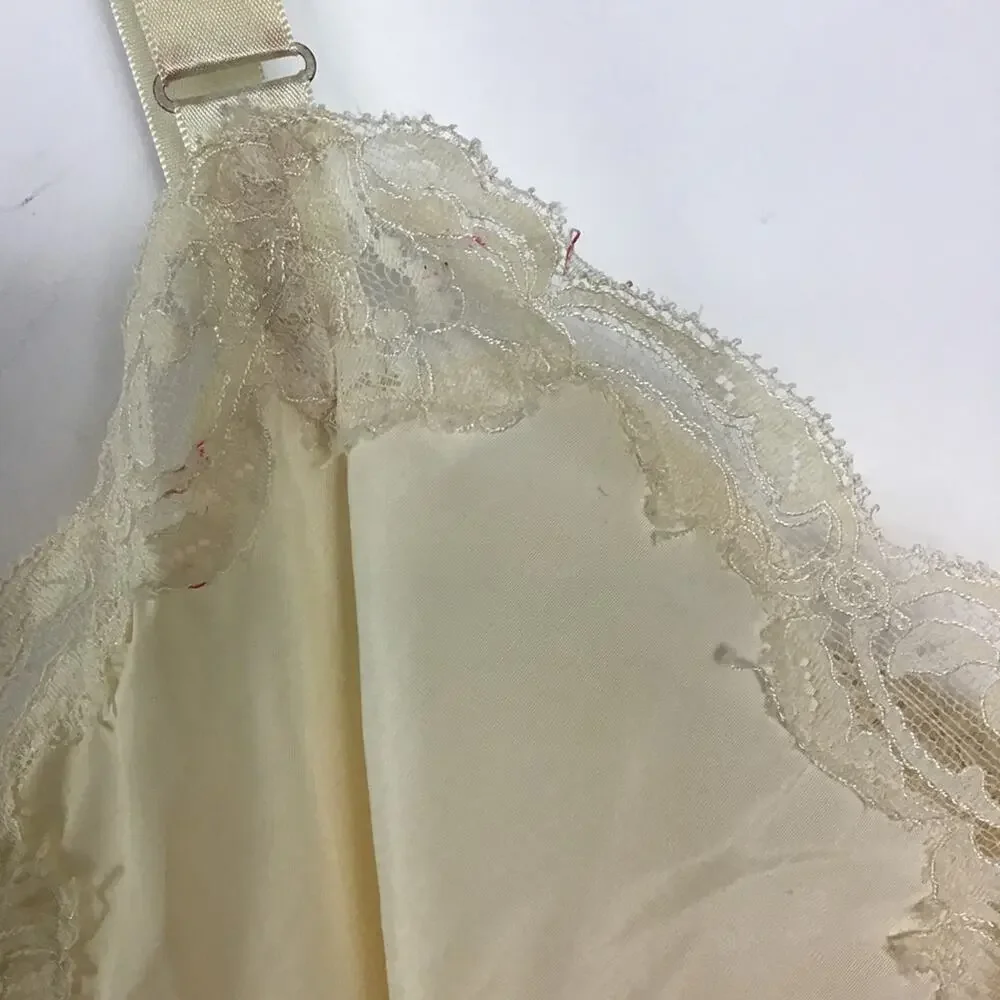 Vintage‎ wonder maid full slip M cream - Picture 5 of 8